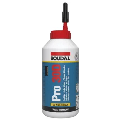 Soudal PRO 30D – Colle à Bois Blanche D3 à Séchage Rapide – 750 g